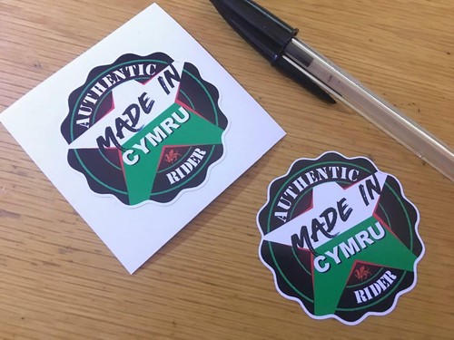 Authentic rider sticker - rider,
