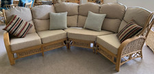 Sisco Cane 3-Piece Conservatory Suite Corner Sofa