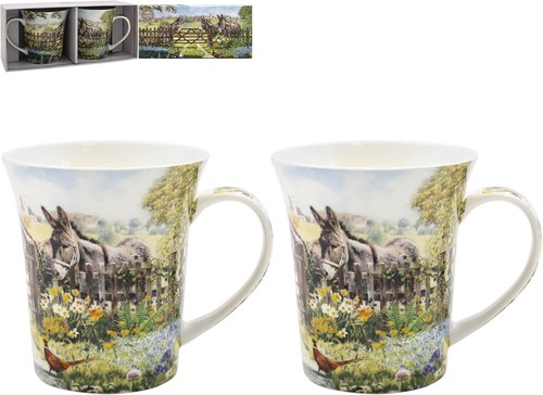 Set coffee mug donkey - mug,
