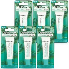 6x DermaV10 Coconut Lip Oil