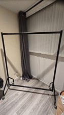 Black Movable Clothes Rail Easy To Demount