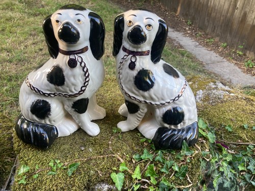 Pair antique staffordshire - pair, of