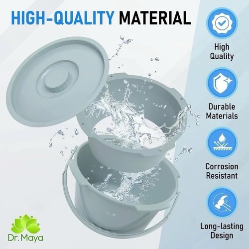 Maya commode bucket with - dr.maya,