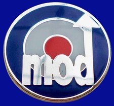 SCOOTER MOD BADGE - MOD TEXT