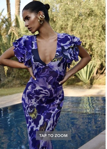 Rat boa lucille purple maxi - rat,