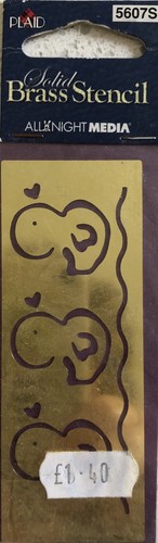 Solid brass embossing - solid,