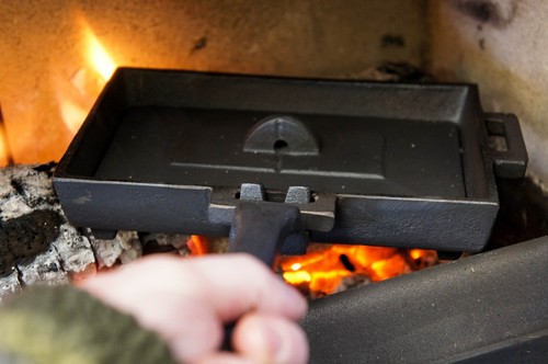 Cast iron panini - panini, cooker