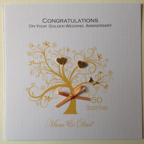 Personalised handmade golden - handmade,