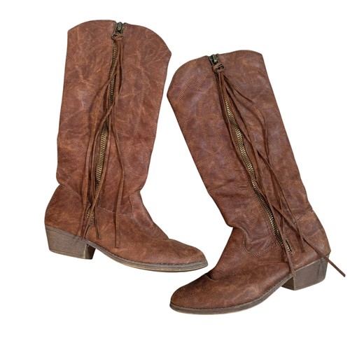 Womens brown faux leather - brown,