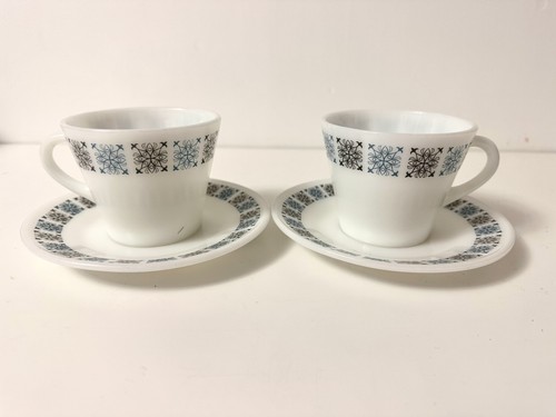 Pair vintage 1960s jaj pyrex - vintage,
