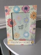 Wooden Floral Photo Frame 6x4