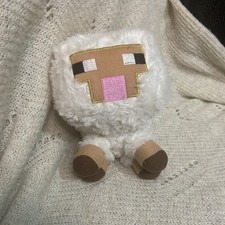 Minecraft White Sheep 6" Plush Soft Toy Mojang 2014  cuddly toy