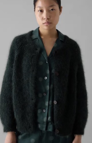Toast deep green - deep, ribbed
