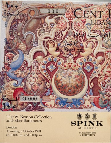Spink auction 105 the w - spink,,