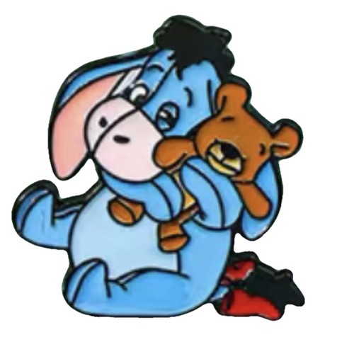 Eeyore enamel pin badge - eeyore,