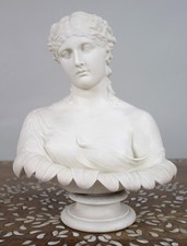 Fine Copeland Parian C.Delpech Bust Clytie