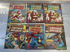 CAPTAIN BRITAIN (1976) #1, #2 x 2, #3, #4, #6, #7, #10 & #11  NO FREE GIFTS