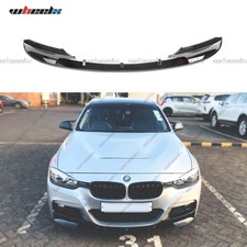 GLOSS BLACK FRONT BUMPER SPLITTER LIP FOR BMW 3 SERIES F30 F31 M SPORT 2012-2018