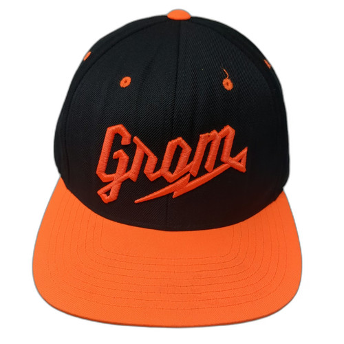 Yupoong snapback black orange - yupoong,