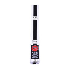 Mar white martial arts belts - white,