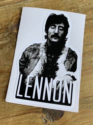 John lennon guitar sticker - lennon,