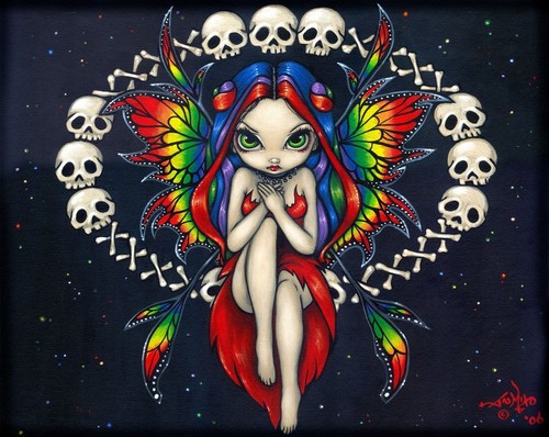 Rainbow bones jasmine - rainbow, by