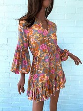 New! AQUA McQueen Flowy Dress