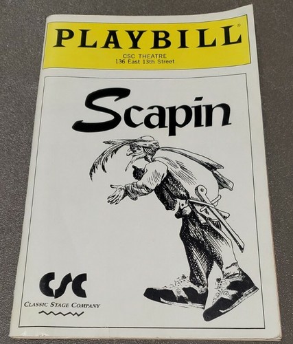 Scapin csc theatre playbill - scapin,