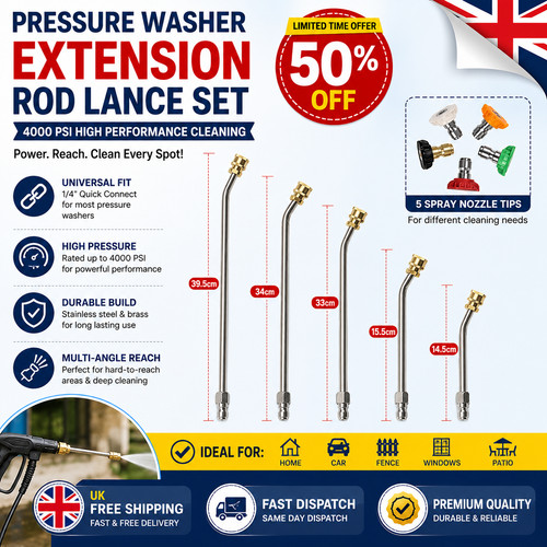 Pressure washer wand - washer,
