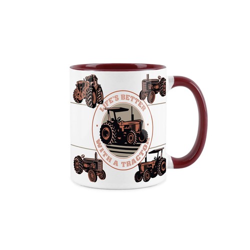 Tractor mug vintage - tractor,