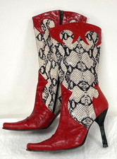 Sacha London red & snake skin