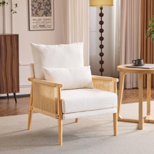 Rattan accent chair - rattan,