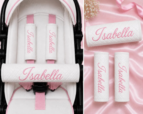 Pink baby girls personalised - girls,