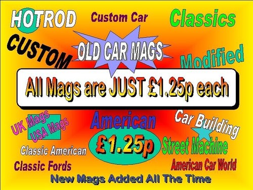 Car magazines for - for, £1.25p
