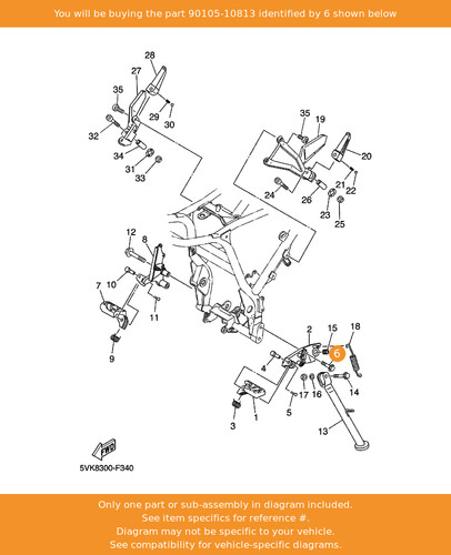 Yamaha bolt flange - yamaha, bolt,