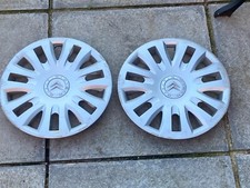 CITROEN C2 C3 14" WHEEL TRIM X 2 HUB CAP GENUINE 9645379980 CONDOR