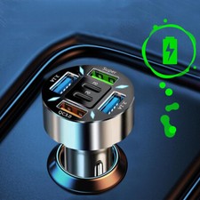 6 Ports USB Dual PD Car Phone