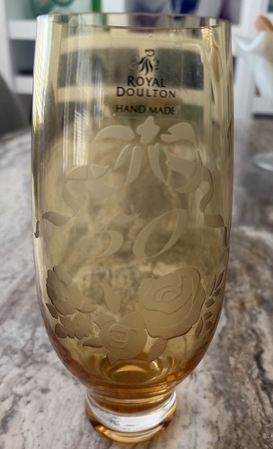 Royal doulton handmade crystal - royal,