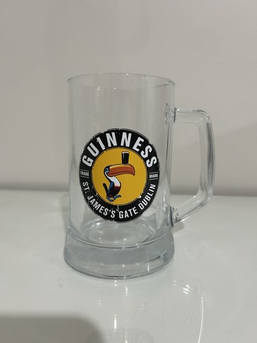 Guinness toucan glass tankard - guinness,