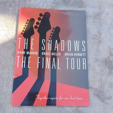 The Shadows The Final Tour Programme 2004 Hank Marvin Bruce Welch Brian Bennett