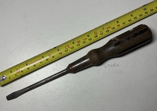 Vintage wooden handled flat - wooden,