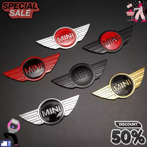 Mini badge logo - logo, bonnet
