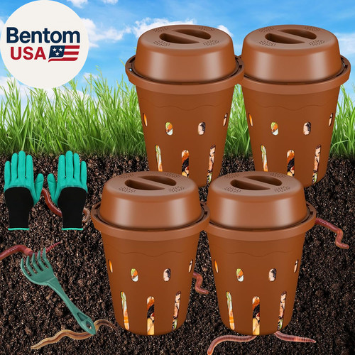 Inground worm composter - worm, mini