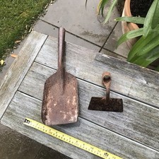 Vintage Antique Garden Farm hoe and shovel heads