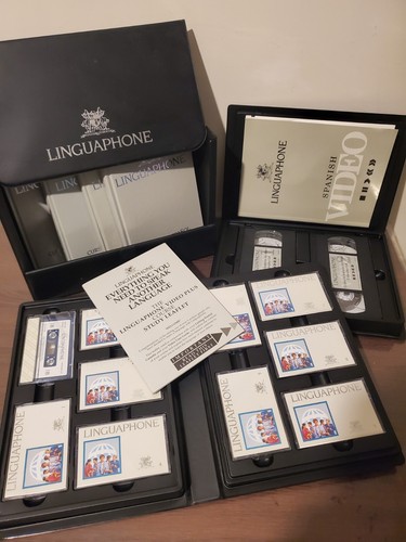 Linguaphone spanish set vhs - linguaphone, &