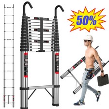 Telescopic loft steel - steel, ladder