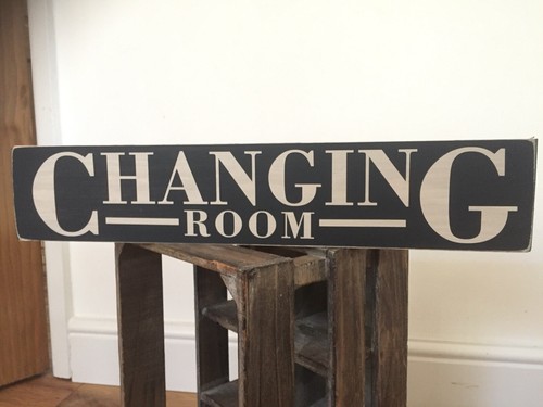 Changing room sign vintage - sign,