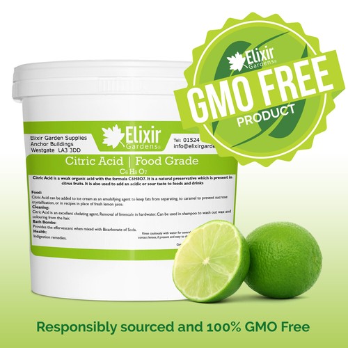 Anhydrous citric acid 500g - anhydrous,