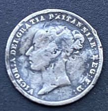 1857 Victoria Silver Sixpence