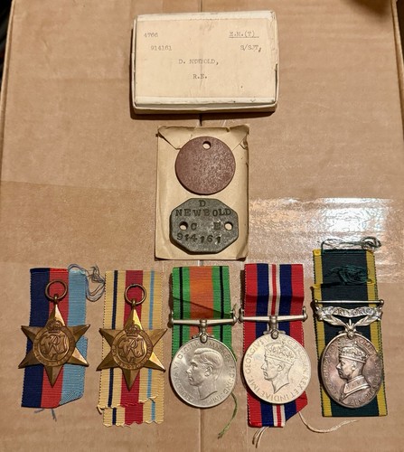 Ww2 medal set territorial - medal,